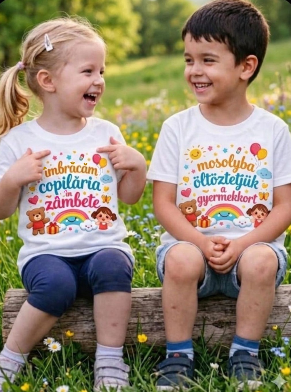 Imbrăcăm copilăria în zâmbete